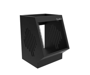 Floor rack cabinet 10U Black