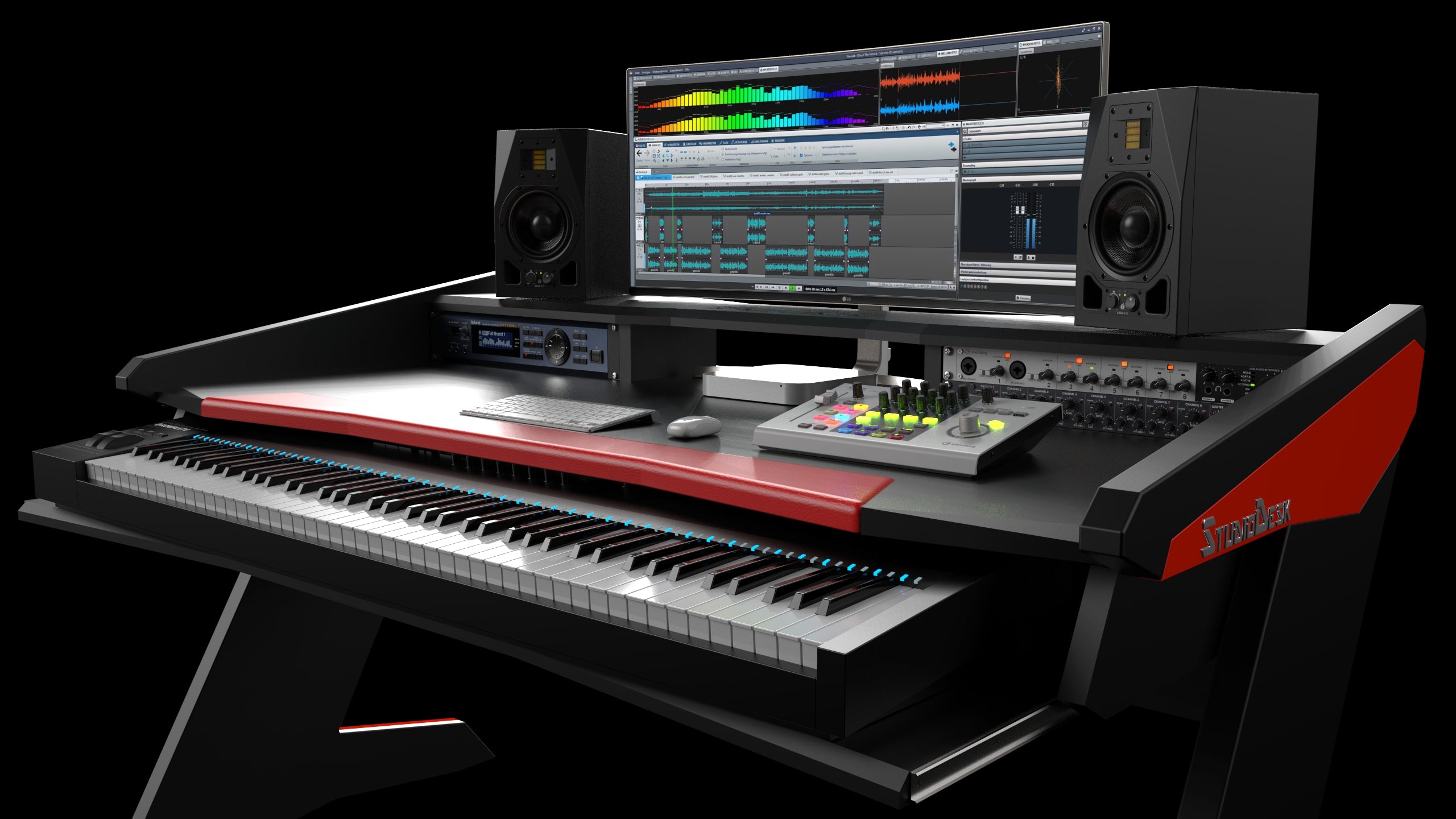 StudioDesk Beat 2.0 Red