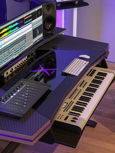 Xtreme desk in studio