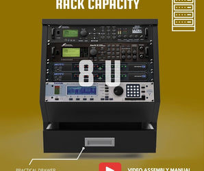 Floor rack cabinet White Enterprise series