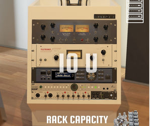 Floor rack cabinet 10U White