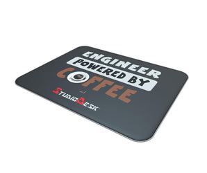 Mouse and Coffee pad branded with StudioDesk