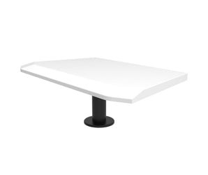 A pair of speaker shelves for ORBIT Series White