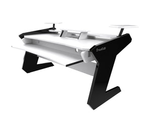 Enterprise Desk With Keyboard Pullout Option white