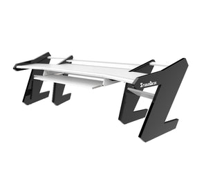 PRO LINE SL Desk White and Keyboard Pull out Option - Bundle